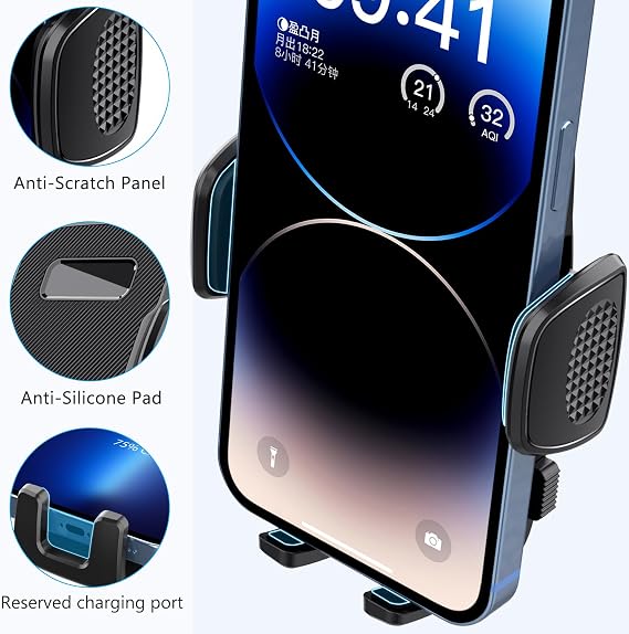 Cellet Dashboard Car Mount, 3M Sticker Mount Smartphone Holder, Cell Phone Holder Compatible with iPhone 16 Pro Max, Samsung Galaxy, Google Pixel, Moto, Google Map Driving