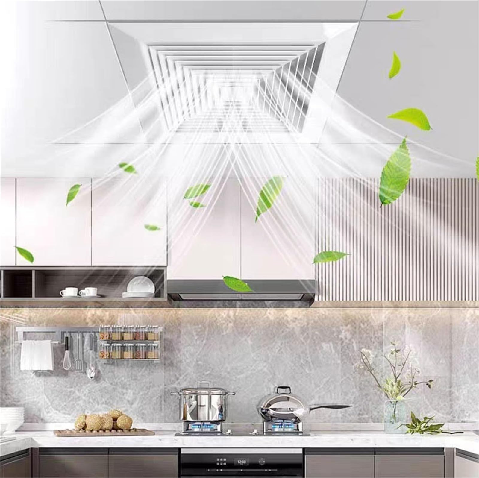 Ventilatori di scarico montati a soffitto Garage