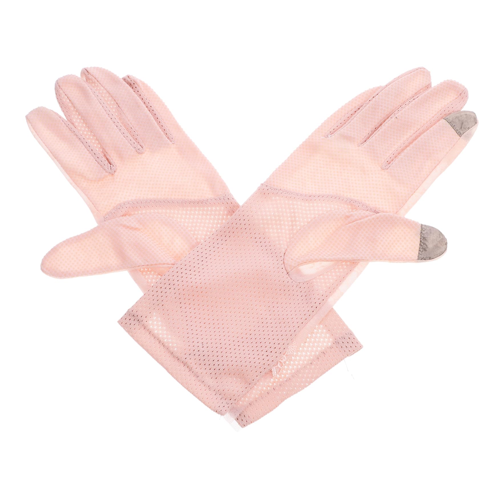 minkissy Lace Touch Screen Gloves for Women Full Finger Non-Slip Sun Protection for Cycling Hiking Hiking Random Style