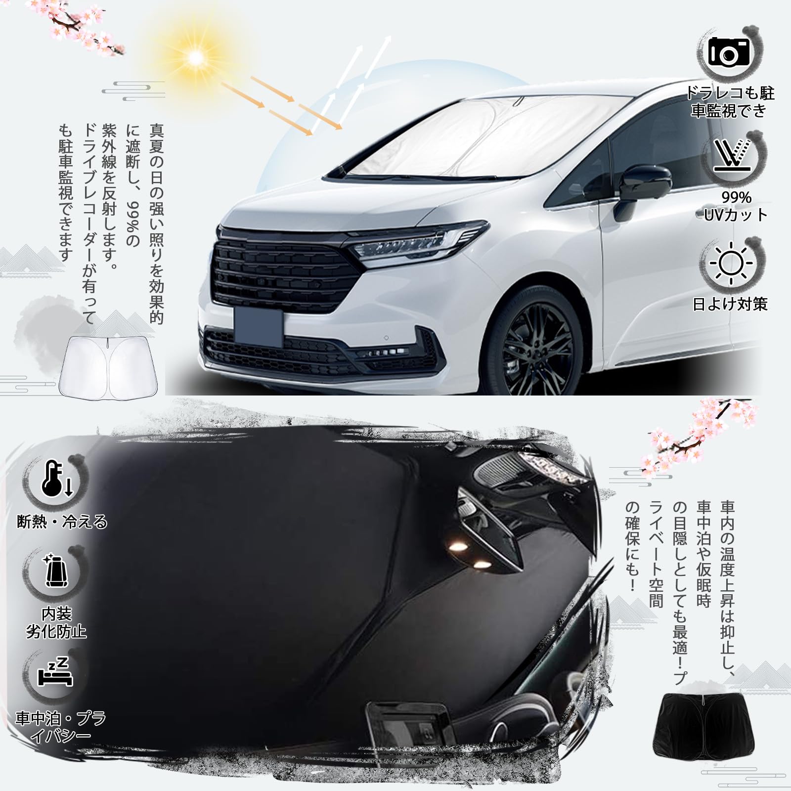Amazon.co.jp: ruiya 2024 新型 ホンダ オデッセイハイブリッド 