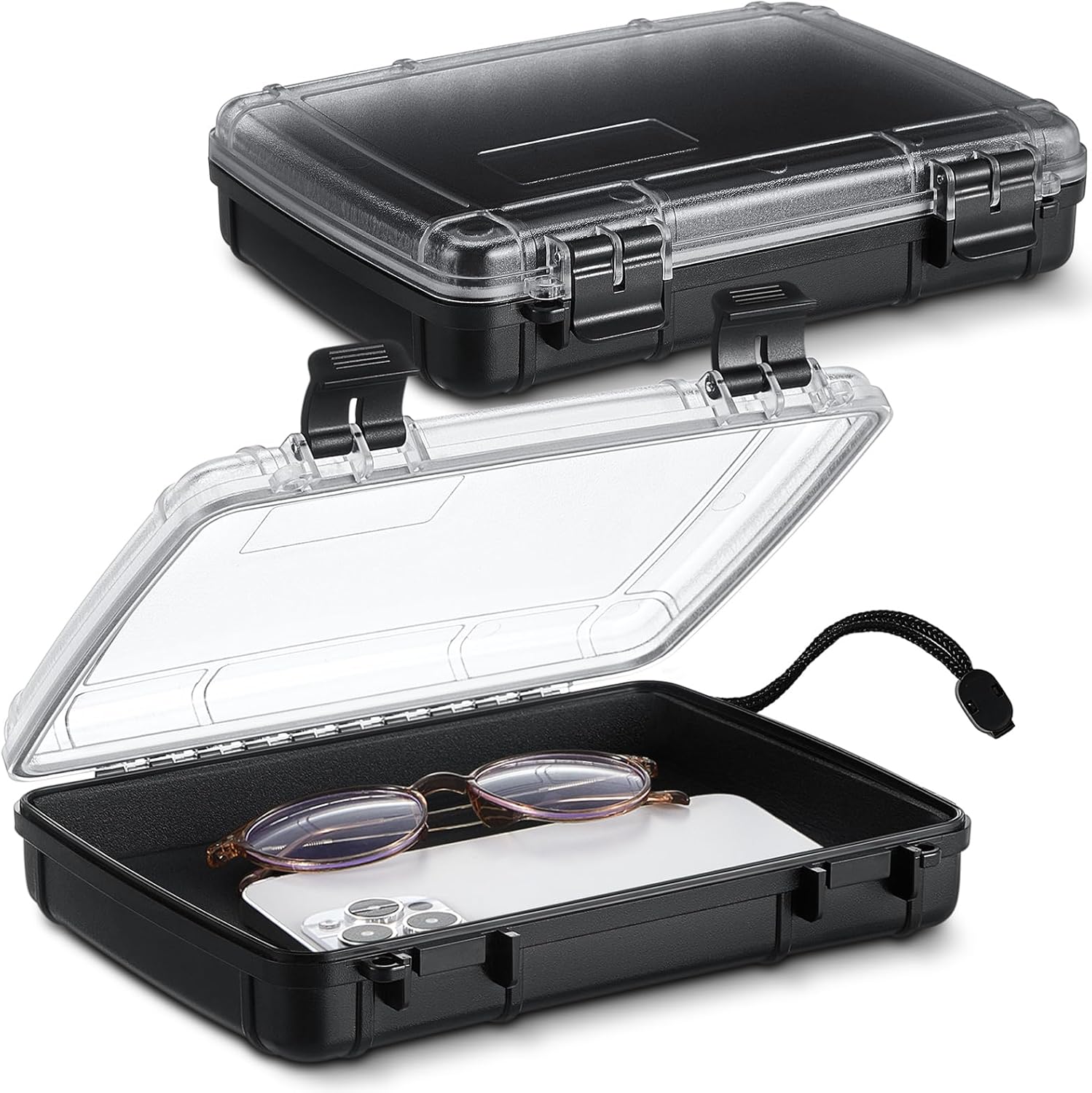 SiliFine 2 Pcs Waterproof Dry Box for Boat Junction Box 9.3