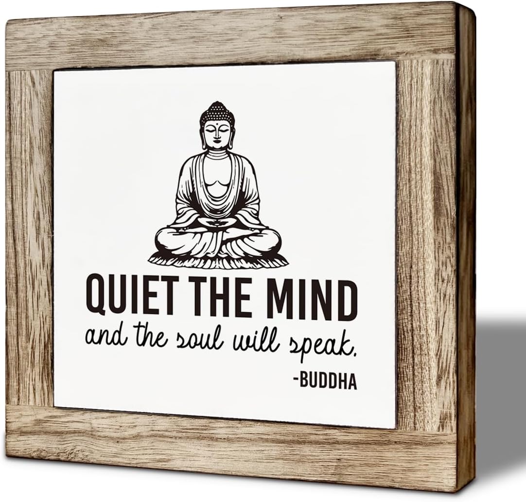 Yoga Room Meditation Room Decor, Quiet The...