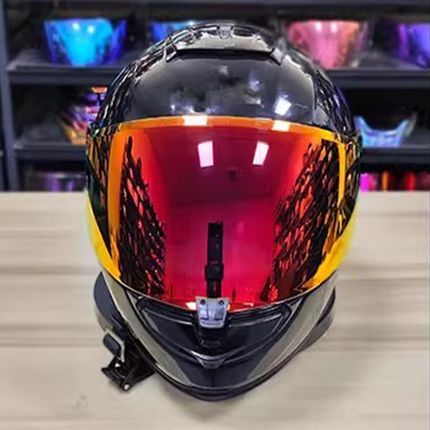 Amazon | JISYIWOWオートバイヘルメットシールド 対応ヘルメット