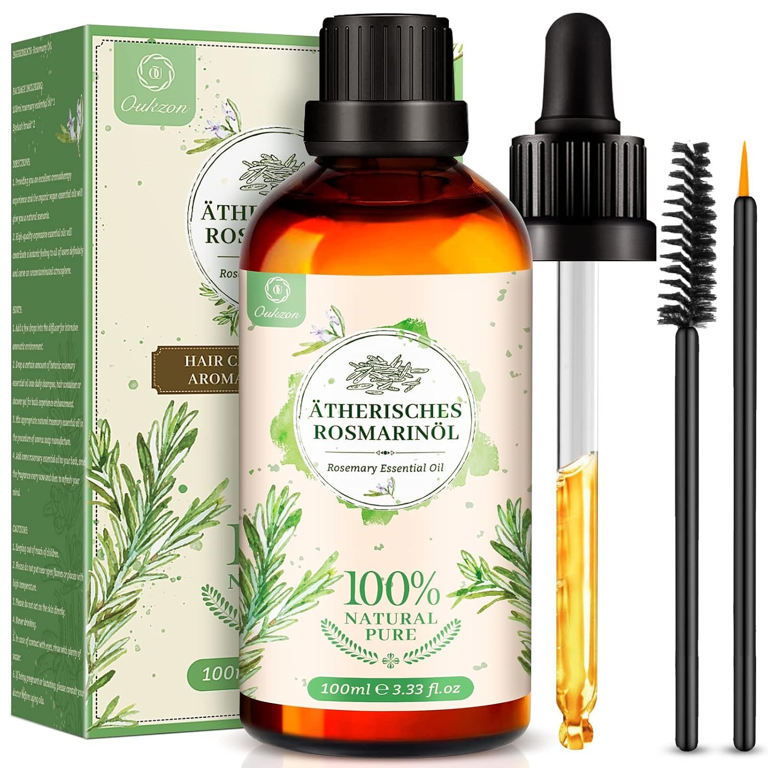 ICAN LONDON 100% Reines Rosmarinöl – 150 Ml ätherisches Öl Für Haar, Haut Und Nägel