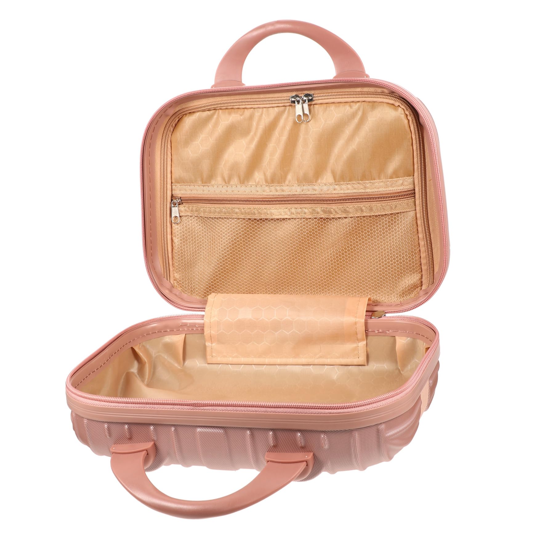 DOITOOL Kulturbeutel Hartschale Reise Kosmetiktasche Schminkbox aus Abs und PC Tragbar Große Kapazität Multifunktional für Reise und Aufbewahrung