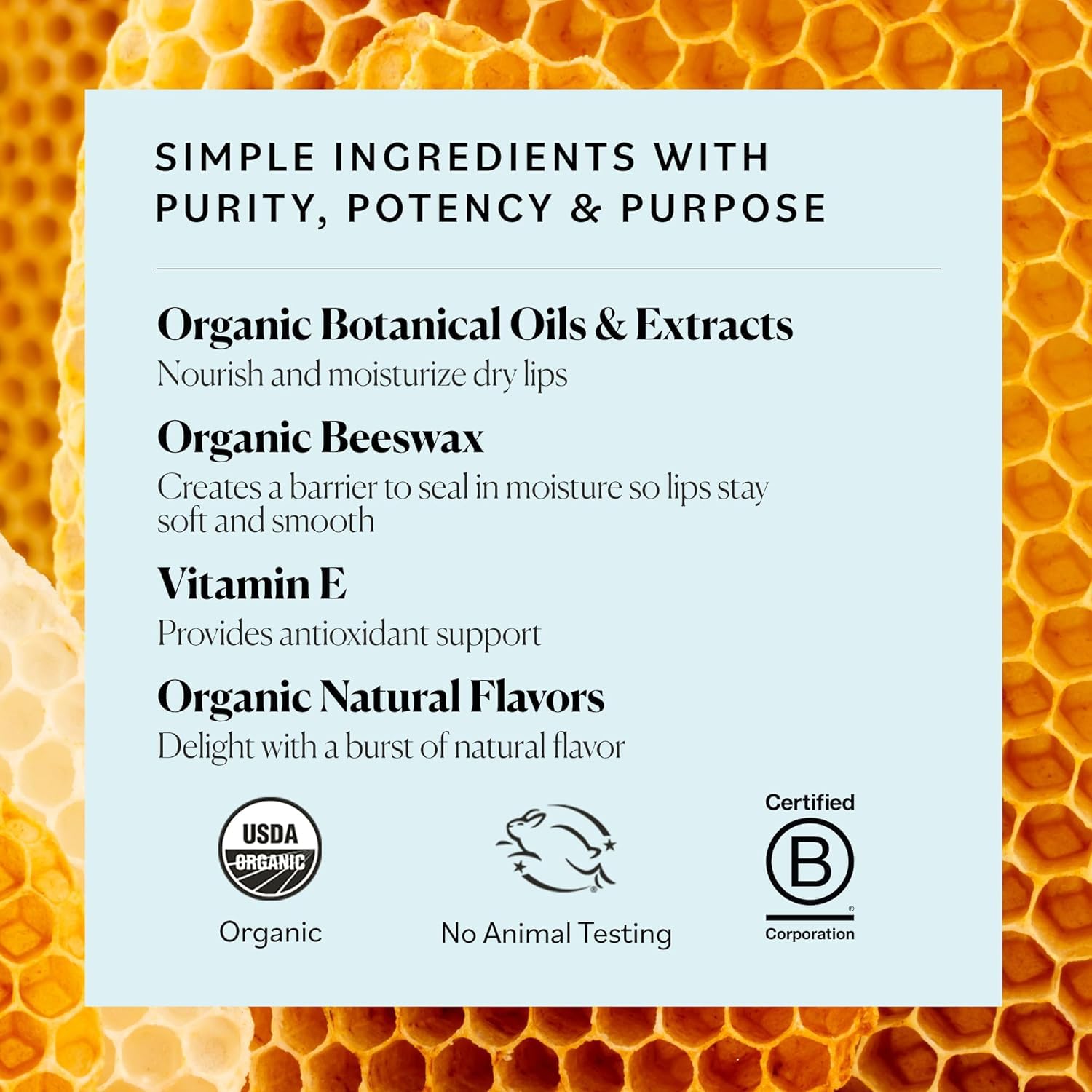 Sky Organics Balsamo Labbra alla Cera d'Api- Burrocacao Labbra Biologico - Certificazione Biologica USDA - Lip Balm - Idrata, Lenisce e Ammorbidisce, Confezione da 4
