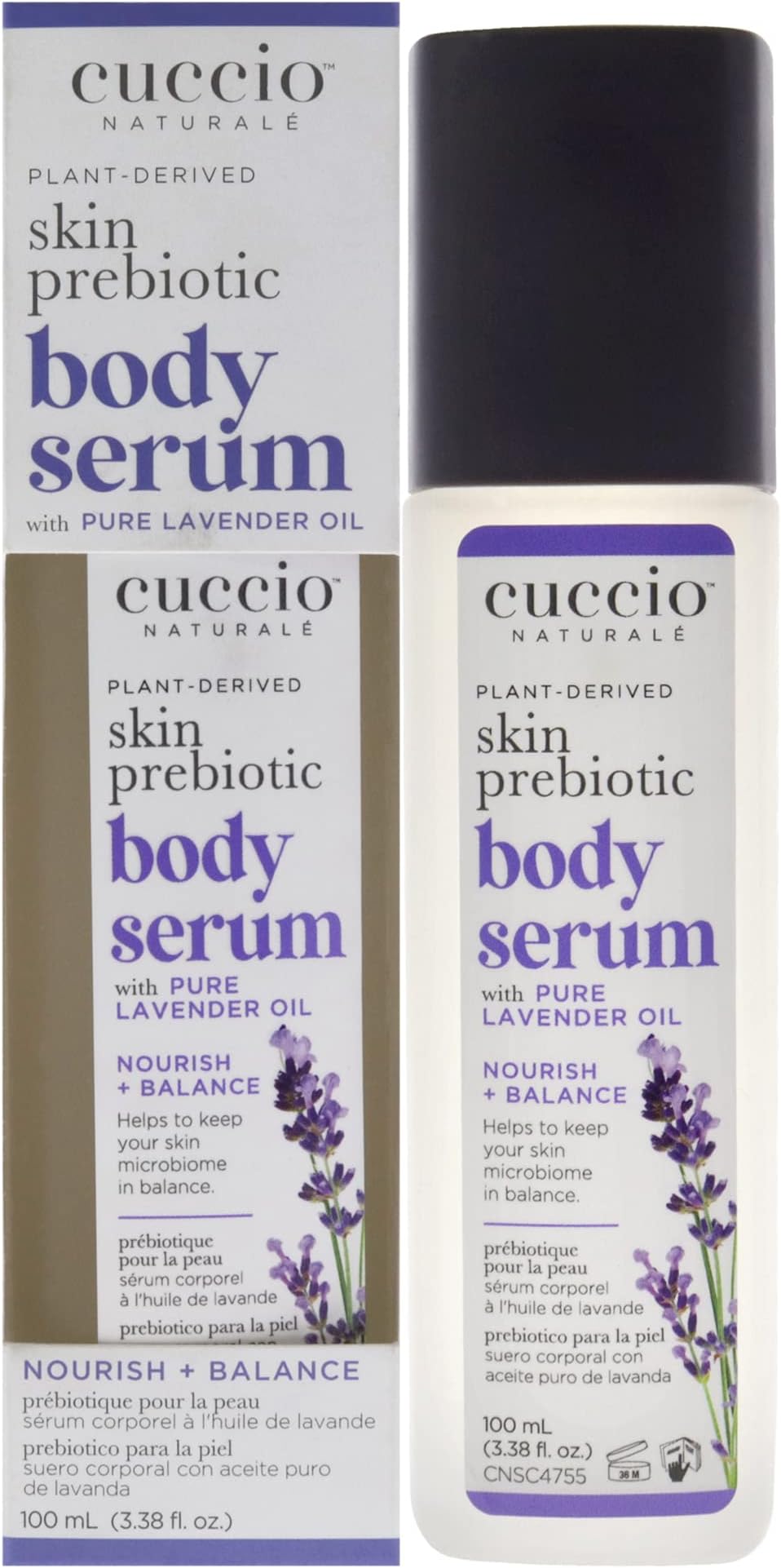 Cuccio NaturaleSkin Prebiotic Body Serum - Lavander Serum Unisex 3.38 oz
