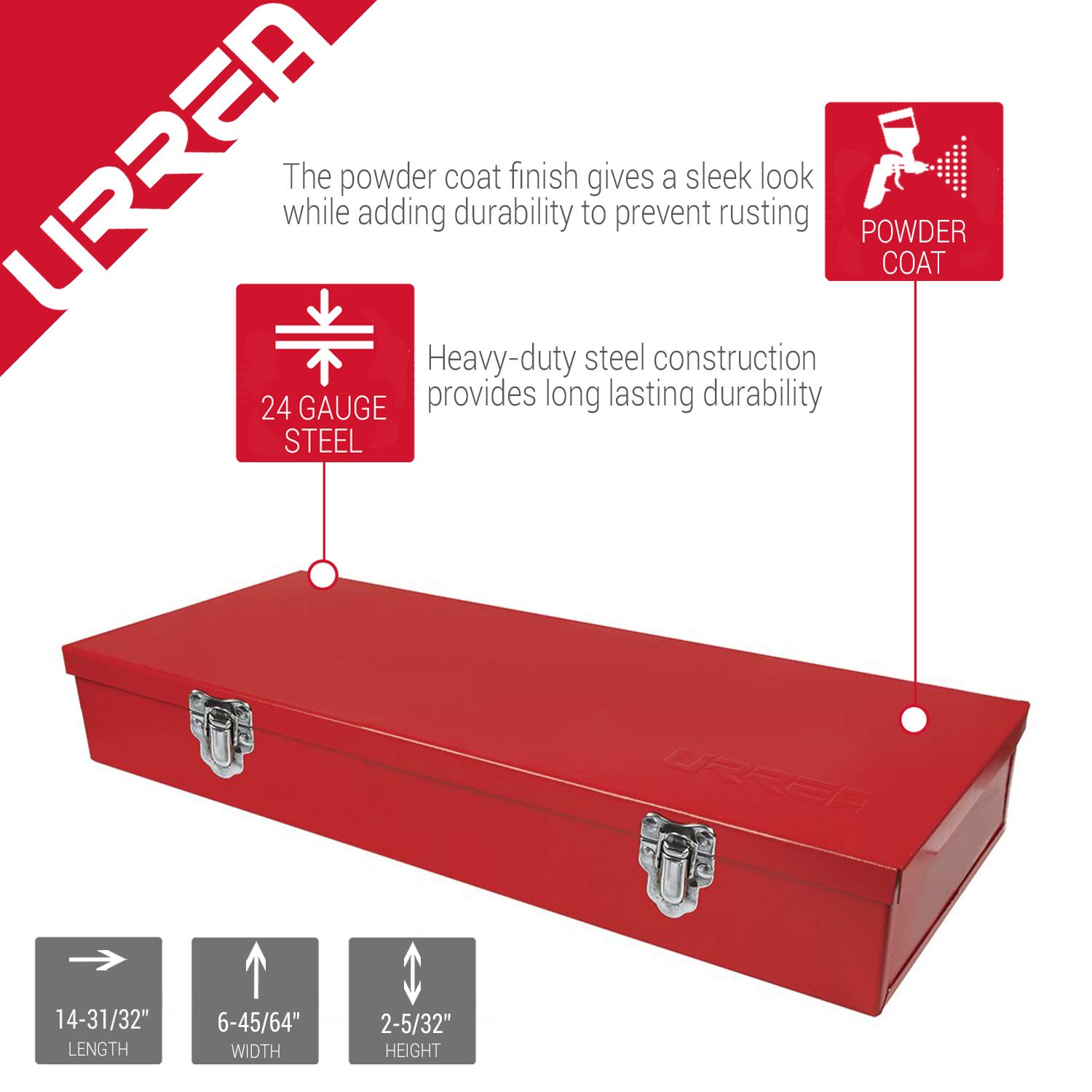 URREA Metal Tool Box - 15