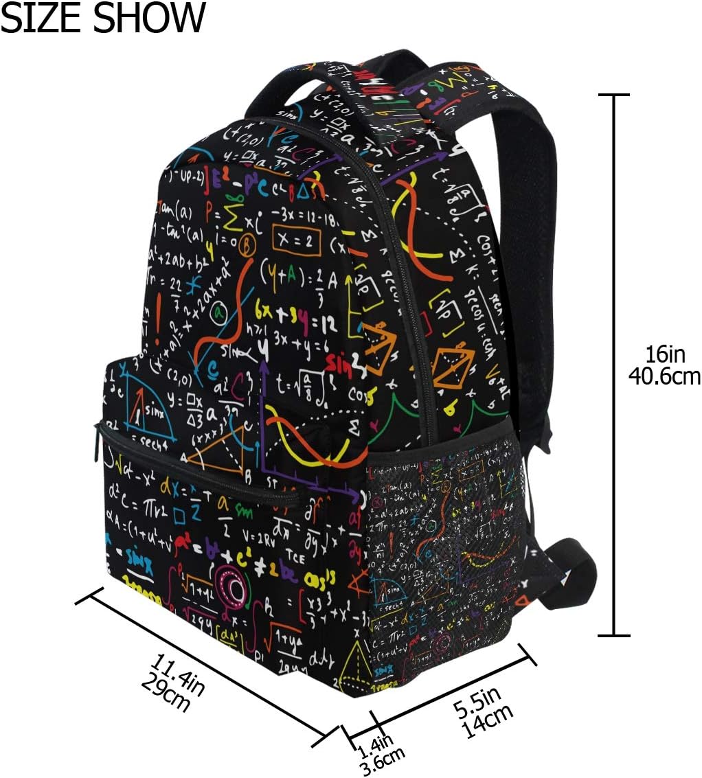 ZZKKO Science Chemistry Computer Backpacks Book Bag Travel Hiking Camping Daypack