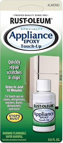 Rustoleum 203001 - Pintura epoxi para retoque de electrodomésticos especiales de almendra, 0.6 onzas, paquete de 2