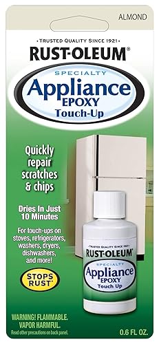 Rustoleum 203001 0.6 oz Almond Specialty Appliance Epoxy Touch Up Paint, 2-Pack