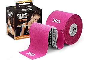 KT Tapw Pink Kinesiology Tape 10 inches Precut