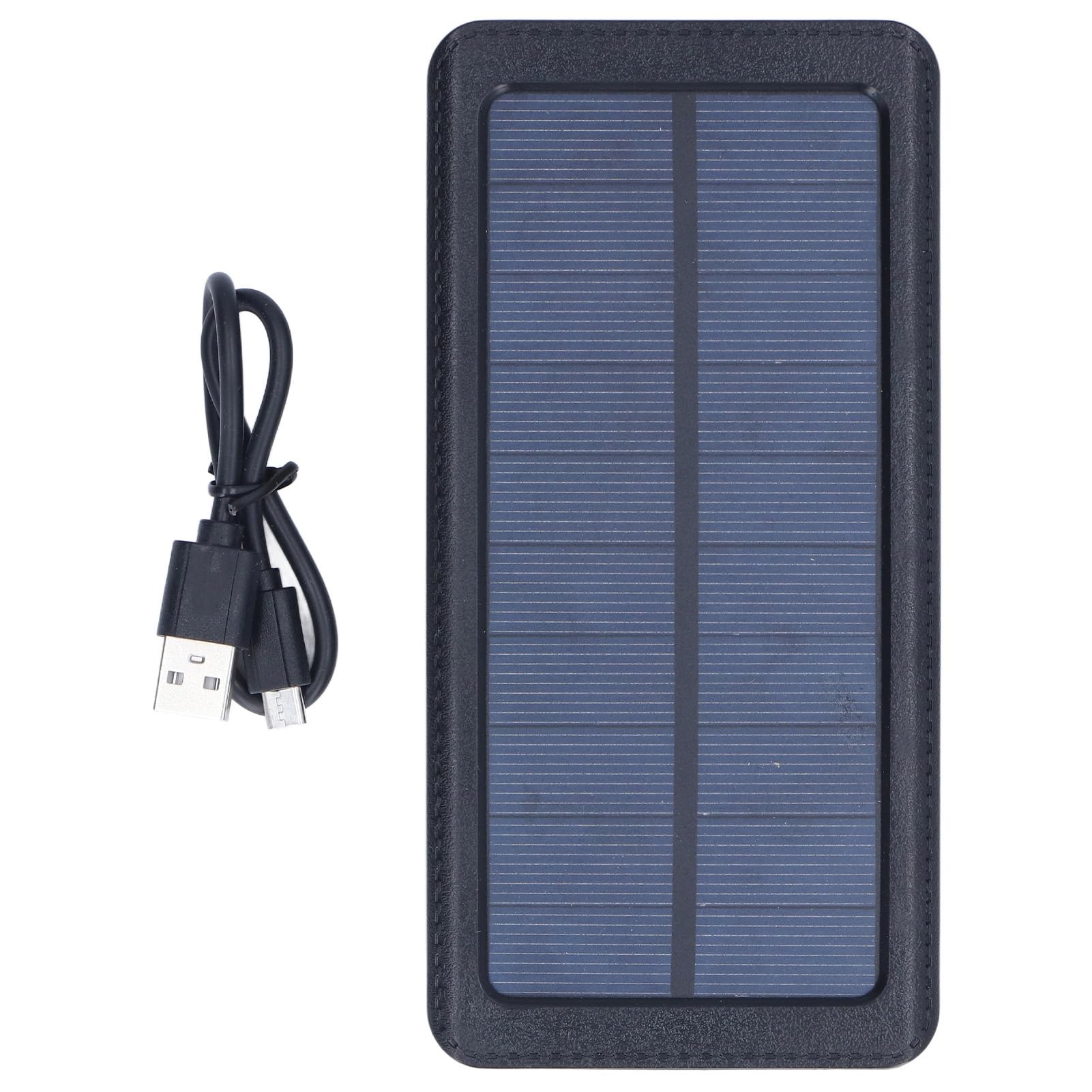 Power Bank Portatile, Power Bank Solare 32 LED 30000 MAh Power Bank di Grande capacità 4 USB Ricarica Rapida Campeggio Antipolvere all'aperto, Caricabatterie per Telefoni