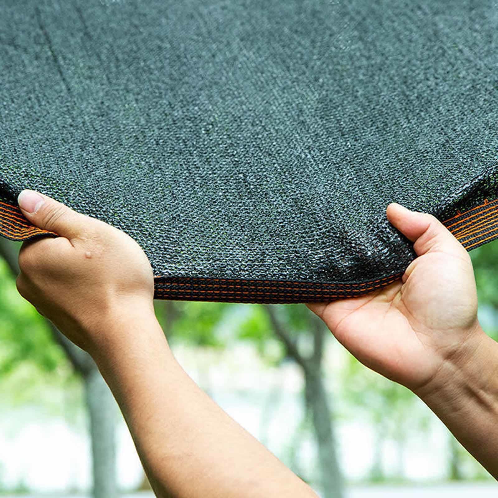 Patio Rete Ombreggiante,Vela Ombreggiante Esterni,Copertura Piante,Panno Ombra Rettangolare,Tessuto Ombreggiante Resistente Alle Alte Temperature,Nero,Resistente Agli Strappi.,5x8m(16.4 * 26.2ft)