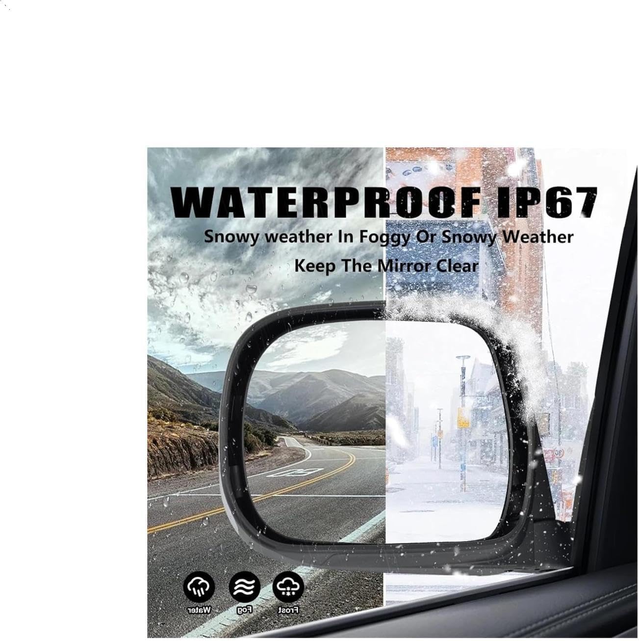 Car Rearview Mirror Assembly Car Accessories 3 Pins Side Mirror Assembly for Toyota for Hilux for Vigo 2005-2015 Model Chrome Adjustment Door Wing Mirrors