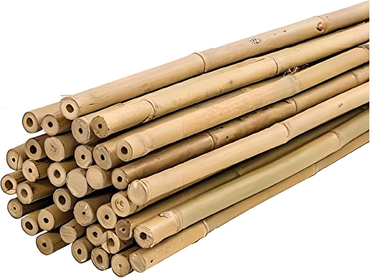 Suinga Packung mit 25 Bambus-Rankhilfen, 200 cm (8-10 mm), robuste Bambusstäbe für Pflanzen, Bäume und Gemüse, Pflanzenständer, Tomatenstützen für Kletterpflanzen