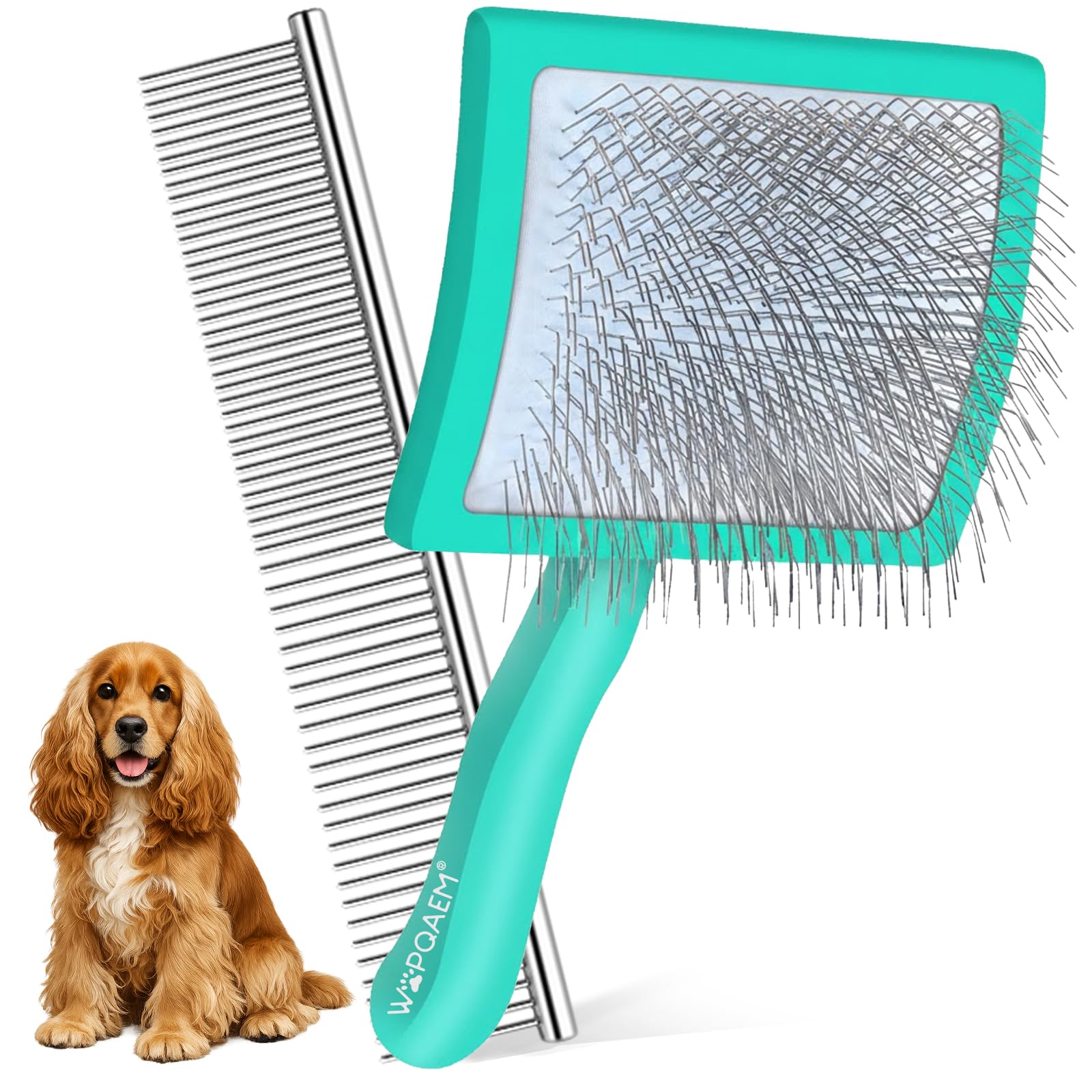 WOPQAEM Slicker Brush