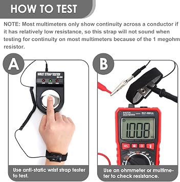 STREBITO Mini 155 in 1 Electric Precision Screwdriver Set Black And Anti Static Wrist Strap