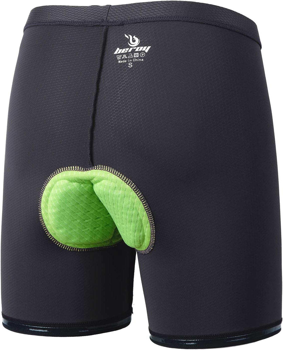 beroy Women Quick Dry Cycling Underwear with 3D Padded,Gel Bike Underwear and Bike Shorts Gray S