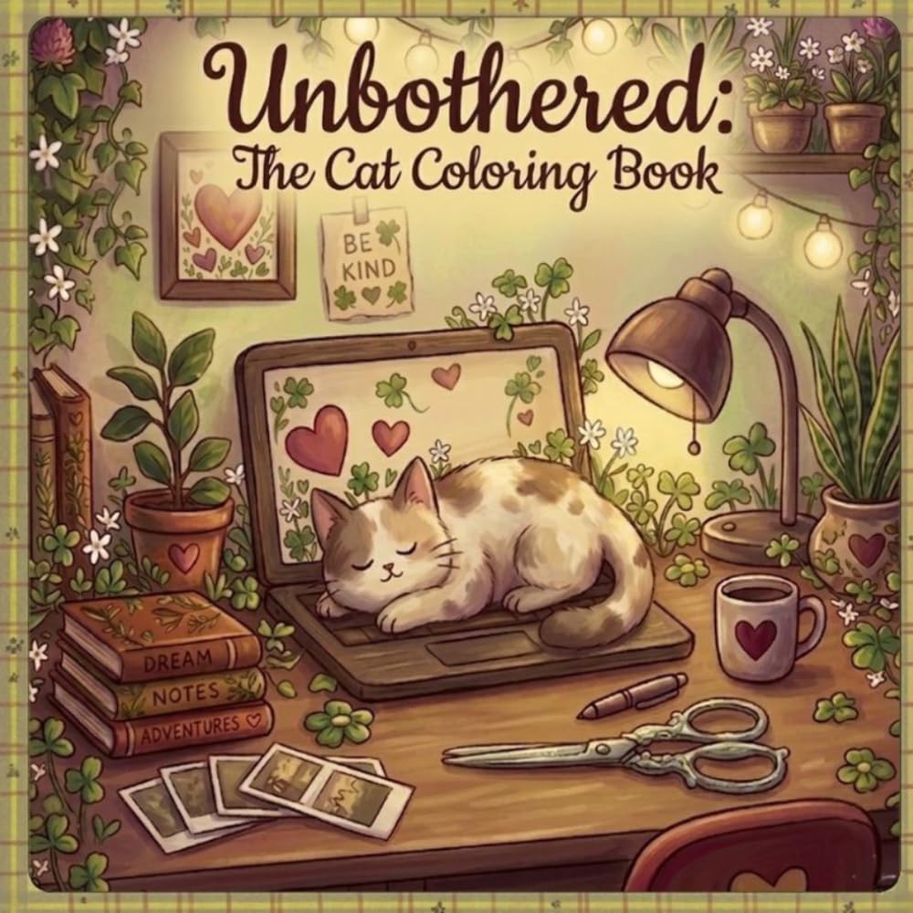 Unbothered: The Cat Coloring Book