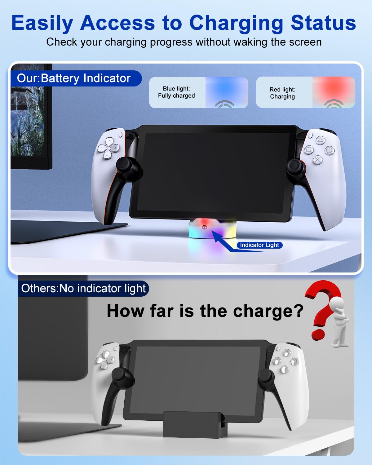 Amazon.co.jp: PlayStationポータルリモートプレーヤー用磁気充電
