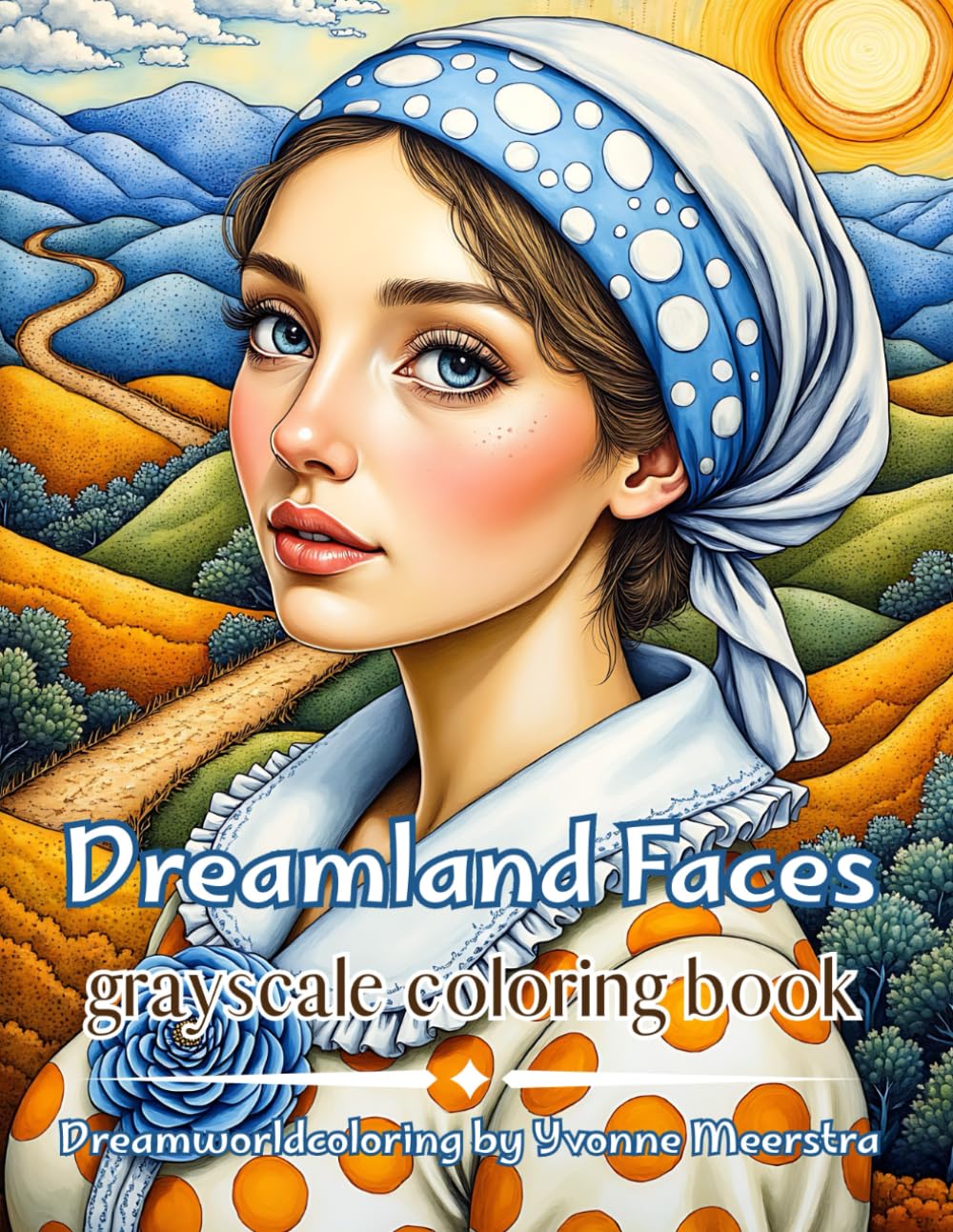 dreamland faces: A Dreamy Coloring Collection of Elegant Portraits & Whimsical Worlds