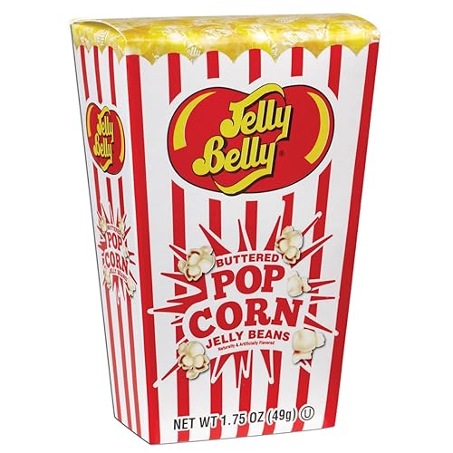 Jelly Belly Caja de frijoles de gelatina de palomitas de maíz con mantequilla 175 onzas oficial auténtica directamente de la fuente