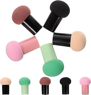 10Pcs Mushroom Head Makeup Sponge Puff Wet Dr...