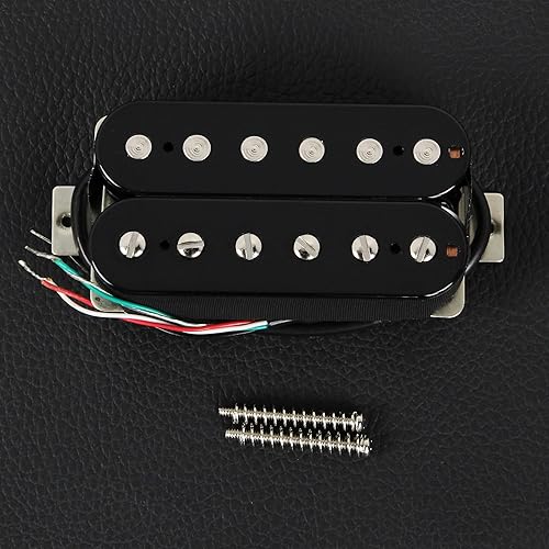 Miniatura 17 de FLEOR Guitarra Eléctrica Humbucker Pastillas Bridge Alnico 5 Pickup Negro