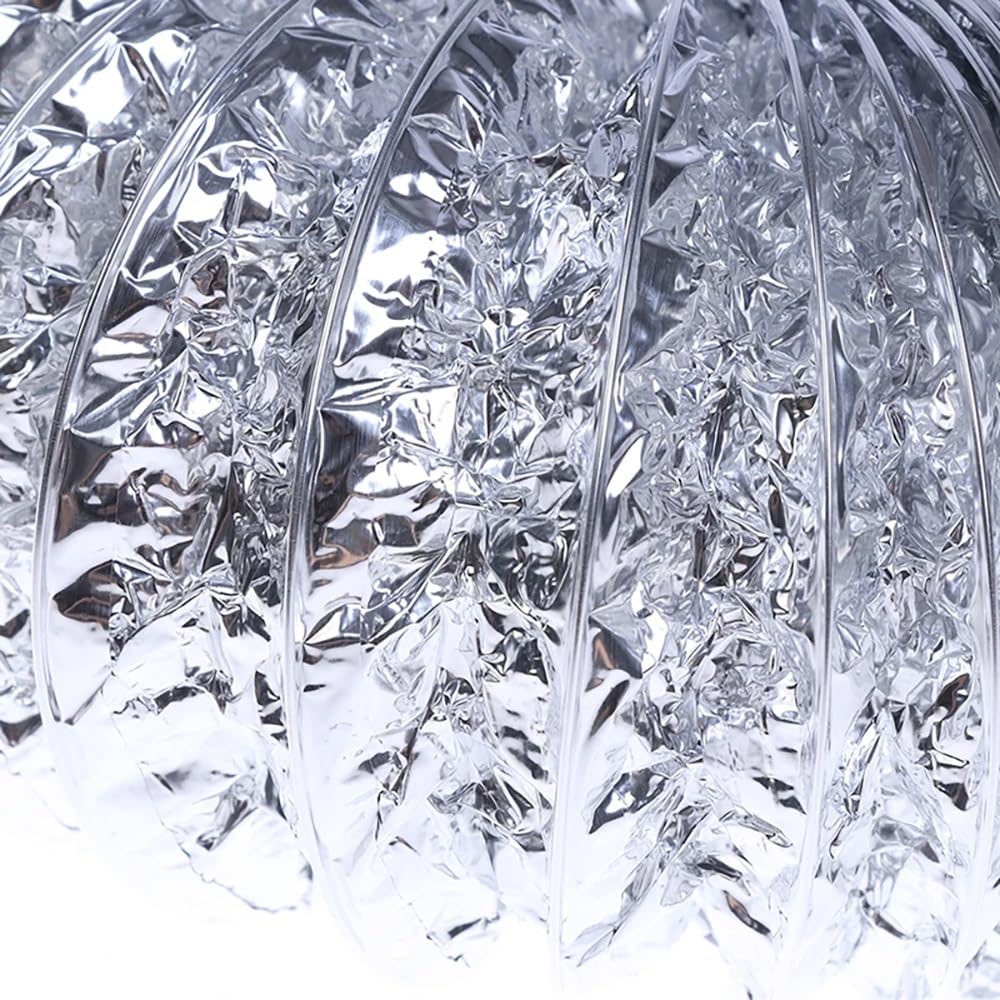 Tuyau En Aluminium Diamètre Intérieur 170 Mm Tuyau Flexible De 1,5 À 6 M Conduit De Ventilation Tuyau De Ventilation Hotte De Sécheuse Conduit D'évacuation 1 Pièce(1.5m)