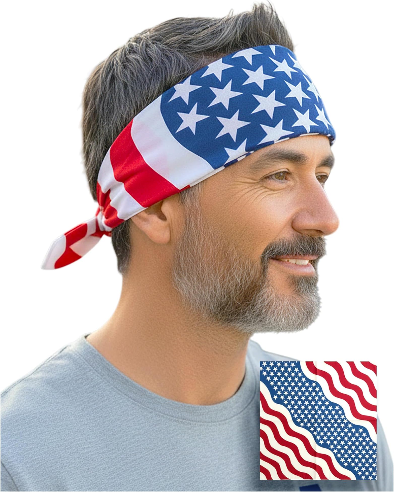 American Flag Bandana
