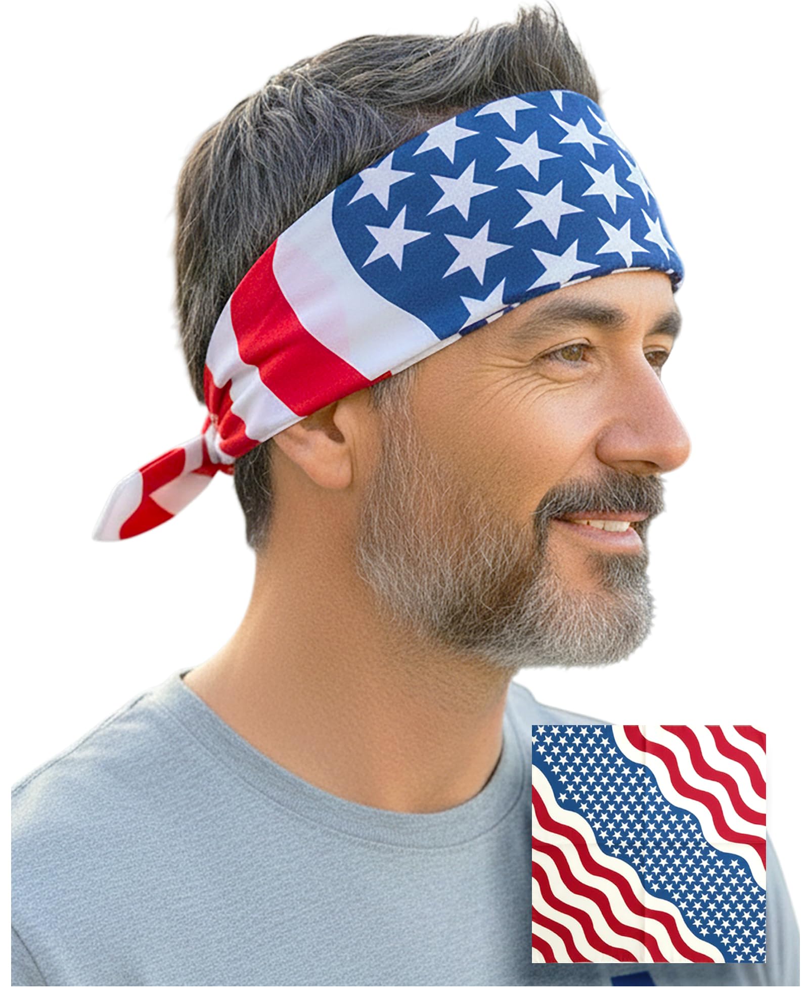American Flag Bandana Headband US Bandana For Men USA Flag Bandana USA Bandana-image-19