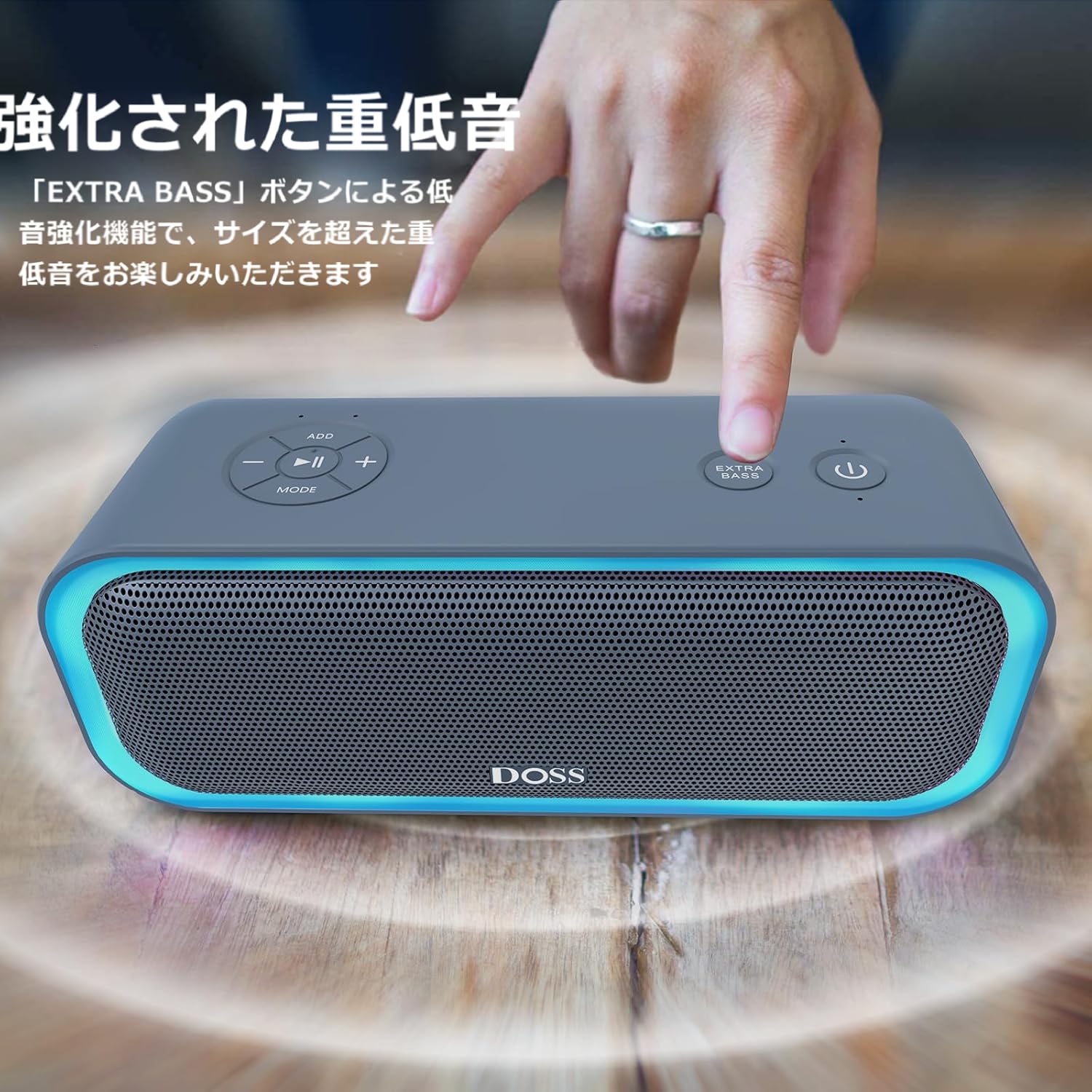 SoundBox Pro Bluetooth スピーカー20W 強化された低音 Amazon | DOSS SoundBox Pro Bluetooth スピーカー20W 強化され