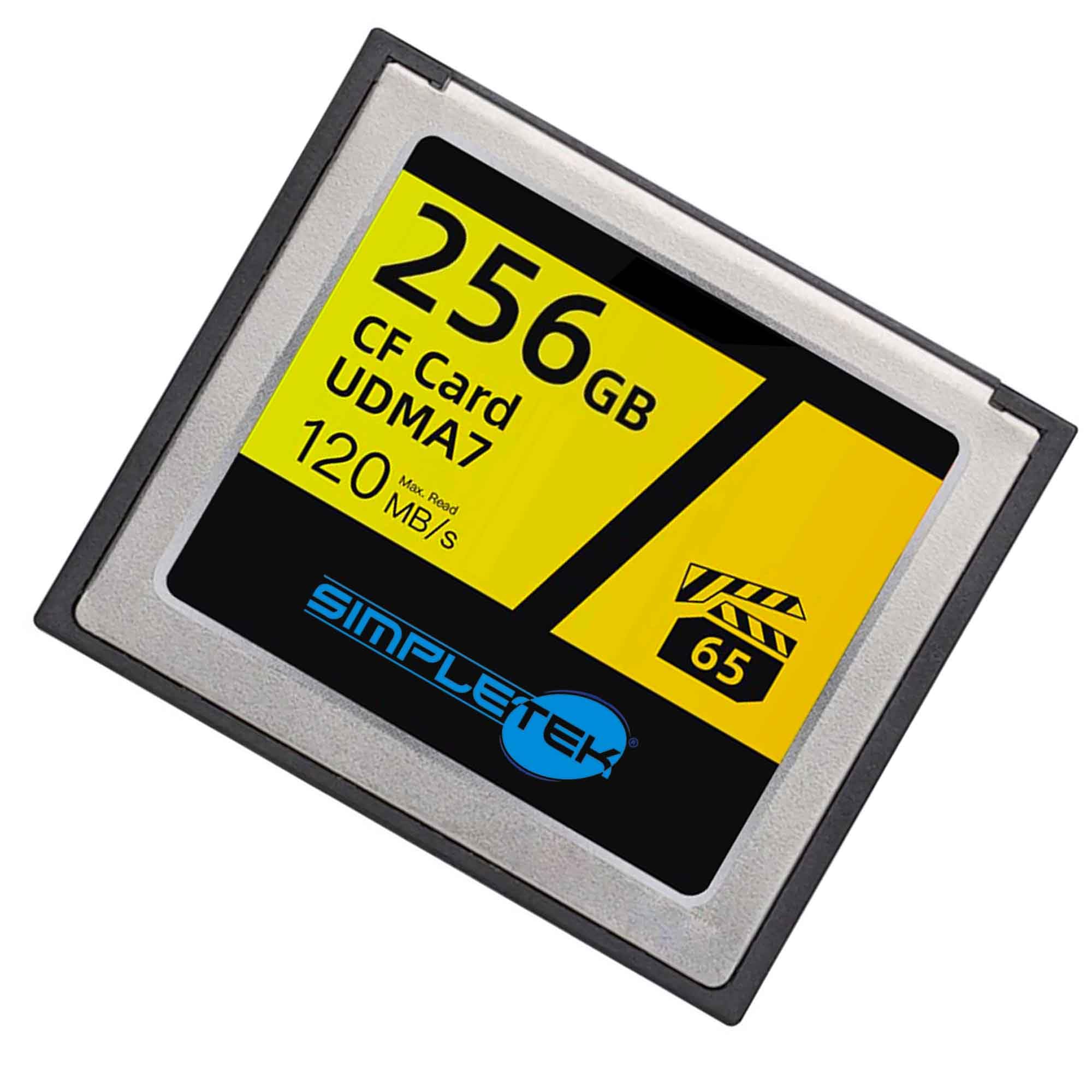 SIMPLETEK – Scheda di memoria CF Card 256GB | Classe di velocità UDMA7 NAND MLC 3D – ATA/ATAPI-7 50 pin | per Fotocamere e Videocamere