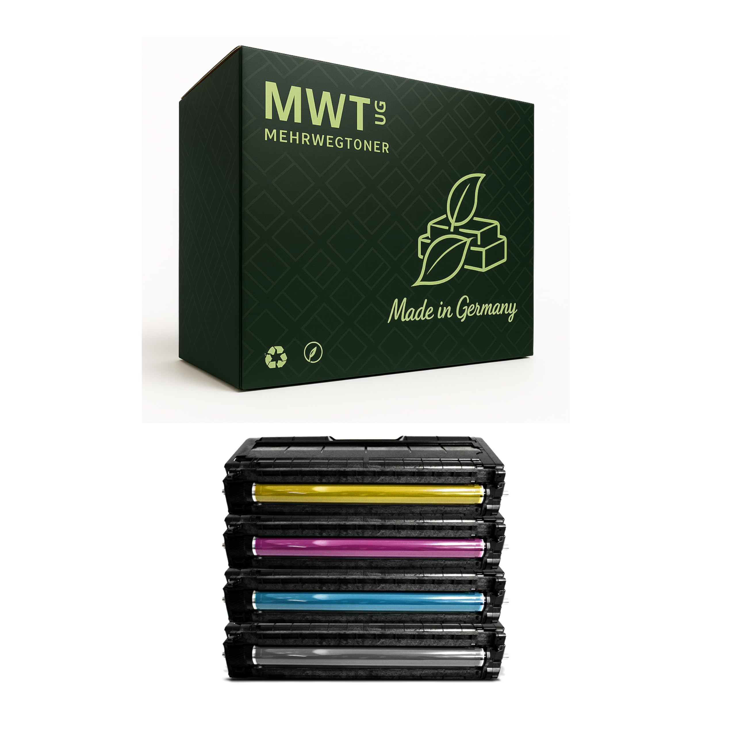 Mehrwegtoner Toner w zestawie 10x toner kompatybilny jako zamiennik do Ricoh PC300 PC301 PC302 MC250 każdy po ok. 2300 stron