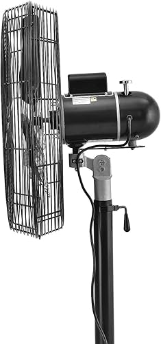 Miniatura 2 de Continental Dynamics Ventilador de pedestal oscilante prémium de 24 pulgadas - 12 HP - Motor TEAO - 9400 CFM