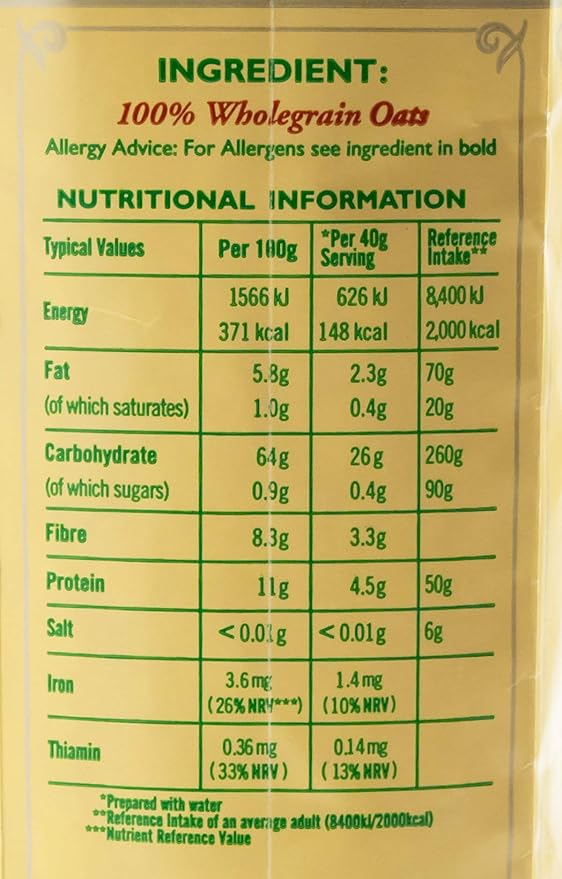 Flahavans Irish Porridge Oats 1.1 lb Avena miniatura 2