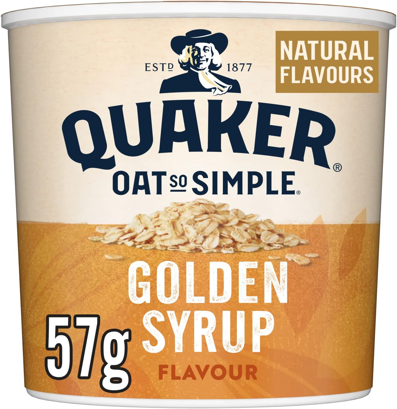 Oat So Simple Golden Syrup Porridge Pot, 57g