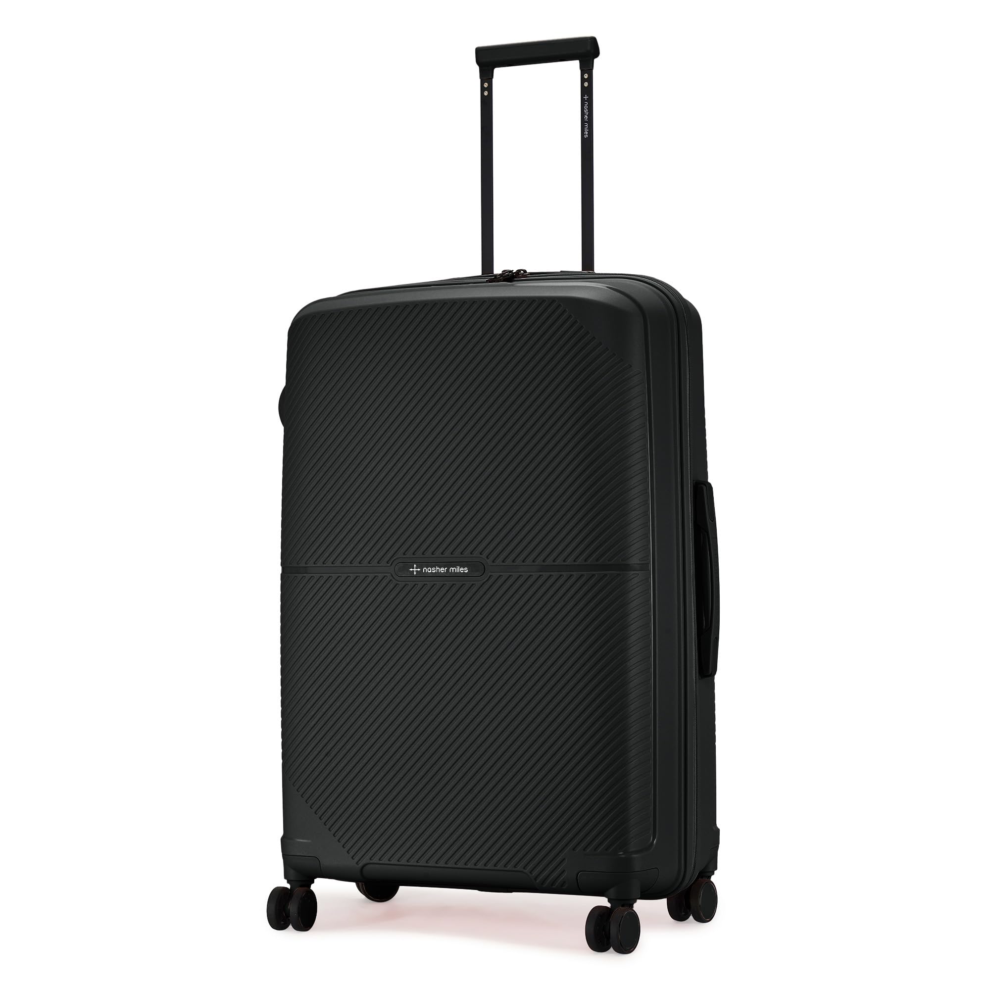 Hawaii TSA Lock and Anti-Theft Hard-Sided Spinner Polypropylene Check-in Luggage Black 28 inch |75cm Trolley Bag | Suitcase