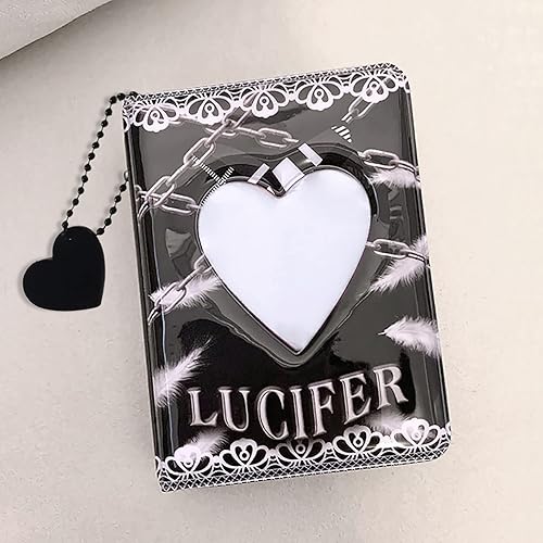 Kpop - Portatarjetas para tarjetas fotográficas, mini álbum de fotos, 40 bolsillos, 3 pulgadas, soporte para tarjetas Kpop, mini álbum hueco de