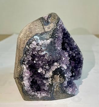 Amazon.co.jp: アメジスト 桃模様 ジオード 晶洞 パワーストーン