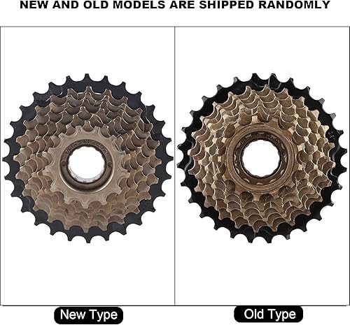 Miniatura 9 de Piñón de casete de rueda libre de bicicleta, casete de rueda libre de aleación de aluminio, 8 velocidades, engranaje de bicicleta de montaña,