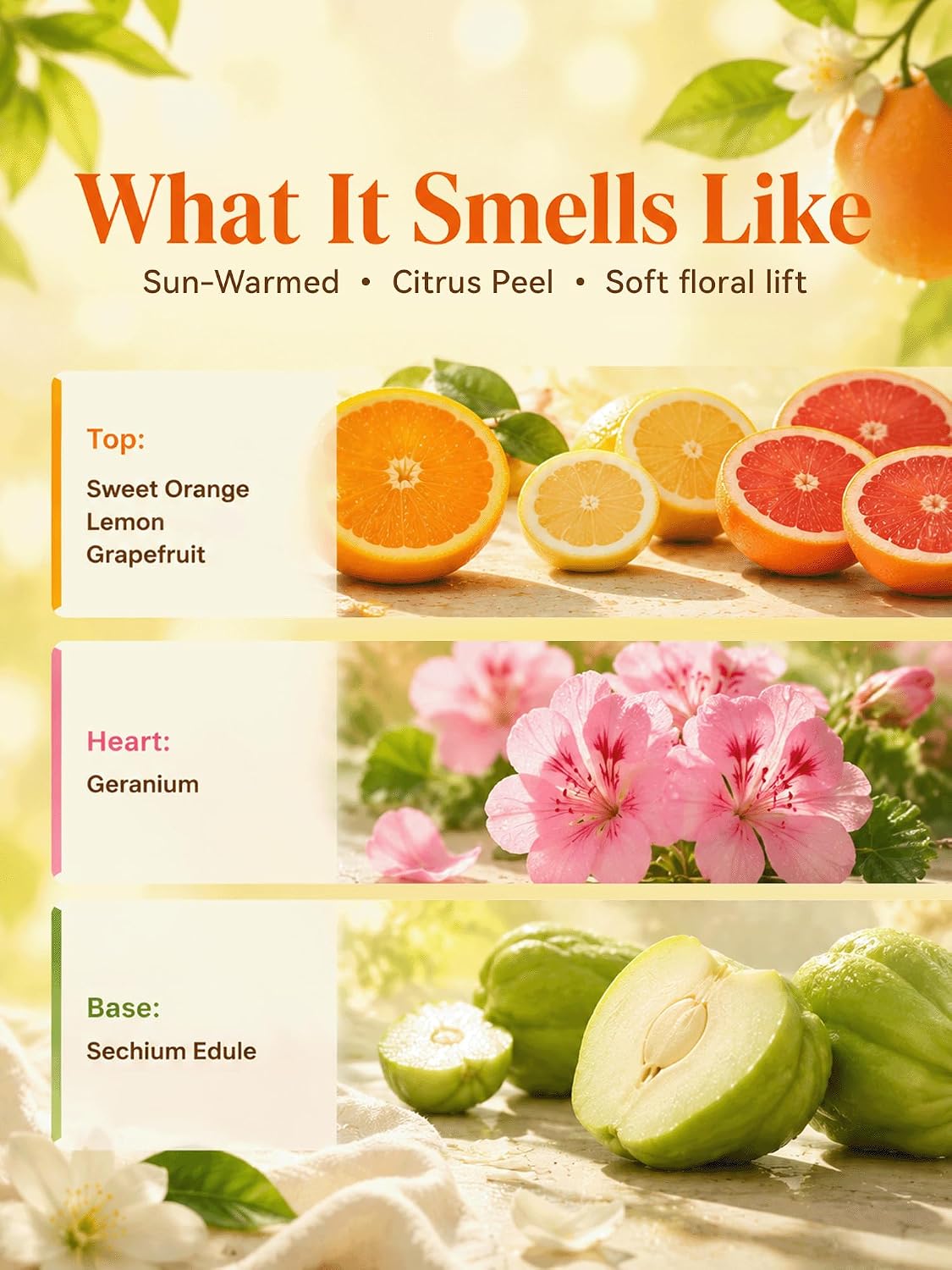 Sunny Morning — A 100% Pure Essential Oil Blend Citrus-Bright Blend | Makes Your Space Feel Like You Just Opened the Curtains