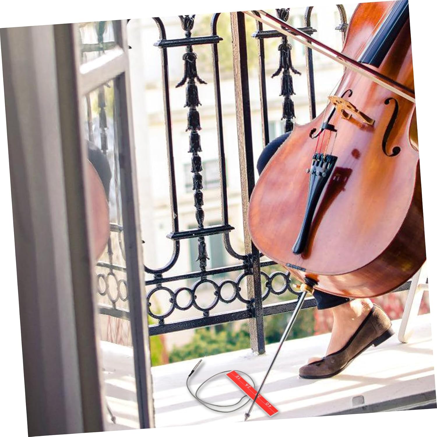 YARNOW Piezoelectric Cello Pickup Portable Acoustic Pickup for Instrument Soundboard Transducer