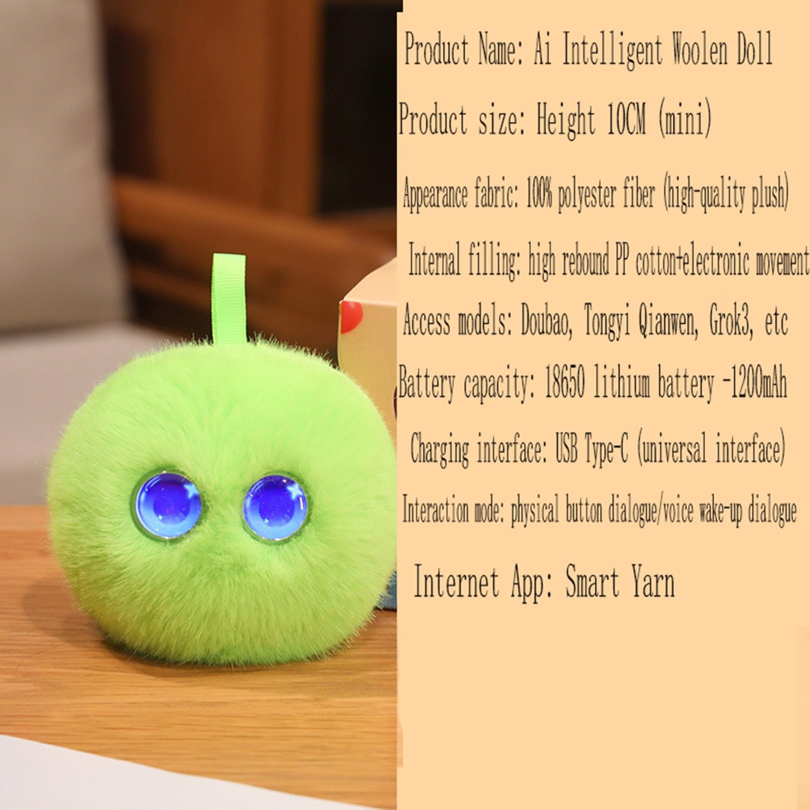 Marca Peluche Interactivo Electrónico Juguete Inteligente para Niños con Sonido Música y Luces Cuentos y Canciones Infantiles B