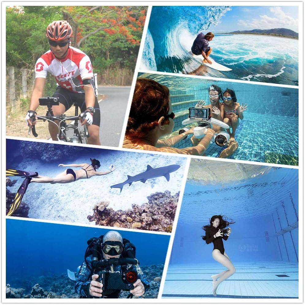 Greatest Product DIVEVOLK Seatouch 3 Underwater Diving Phone case compatiable for iPhone 6P/7P/8P/X/XS/XS Ma/XR/11/ Pro/Max,Waterproof Photography iPhone Case for Surfing Swimming and Snorkeling