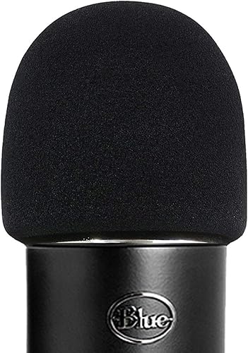 ienza Parabrisas para espuma Blue Yeti  También se adapta a otros micrófonos grandes como MXL, Audio Technica y más  Material de esponja de calidad