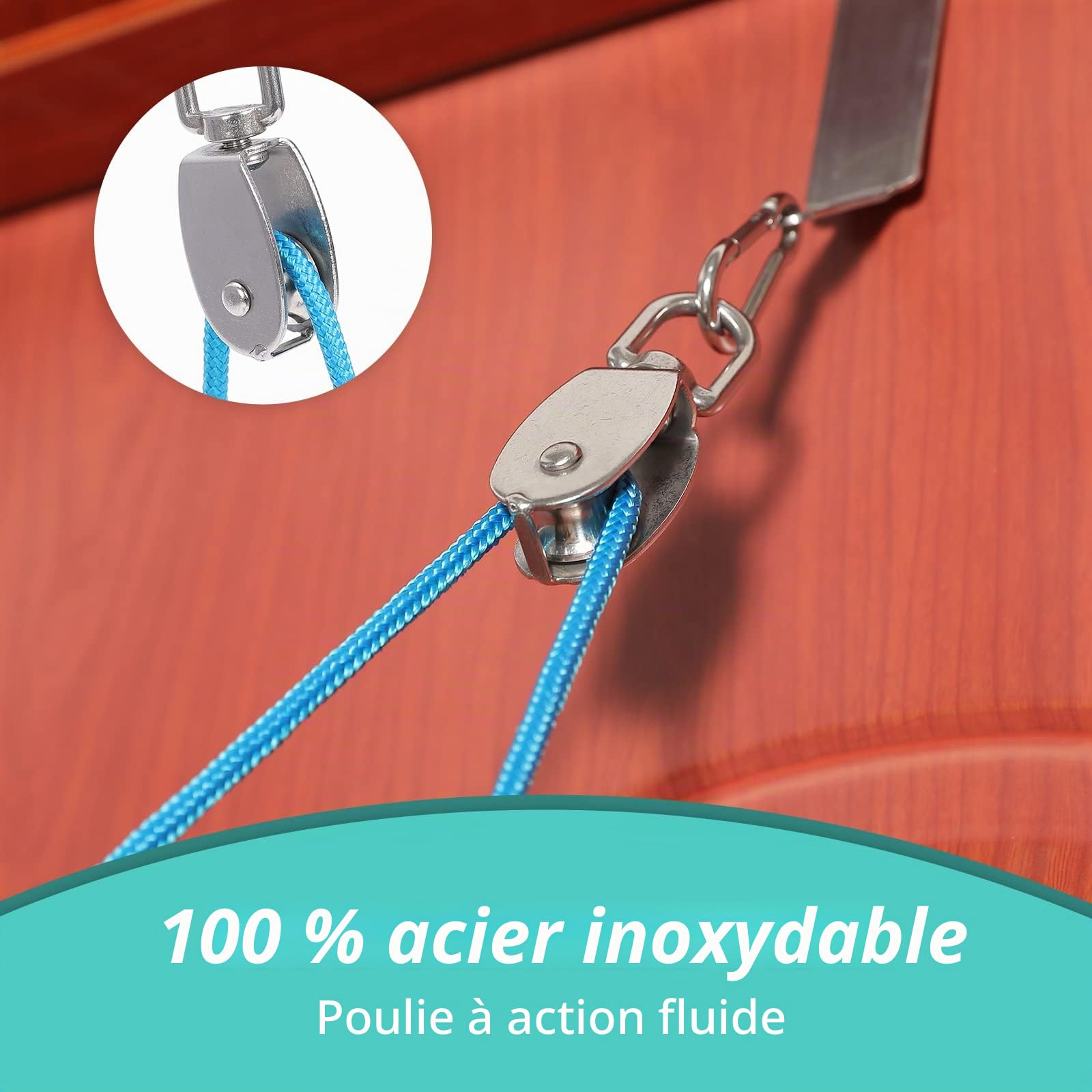 Fanwer Poulie d'épaule - Poulies multi-usages pour la rééducation des épaules au-dessus de la porte