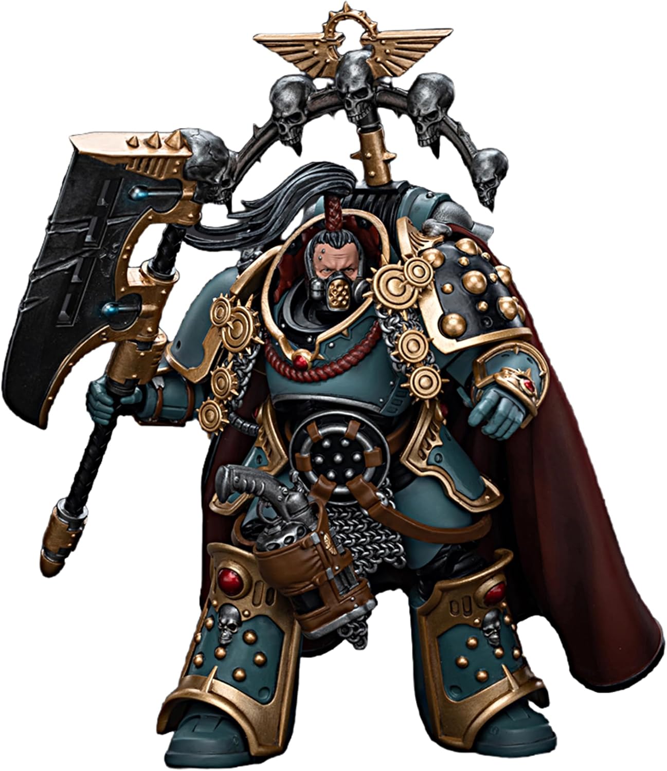 JOYTOY Warhammer 40k The Horus Heresy Sons of Horus Legion Praetor with Power Fist 1/18 Scale Collectible Action Figure