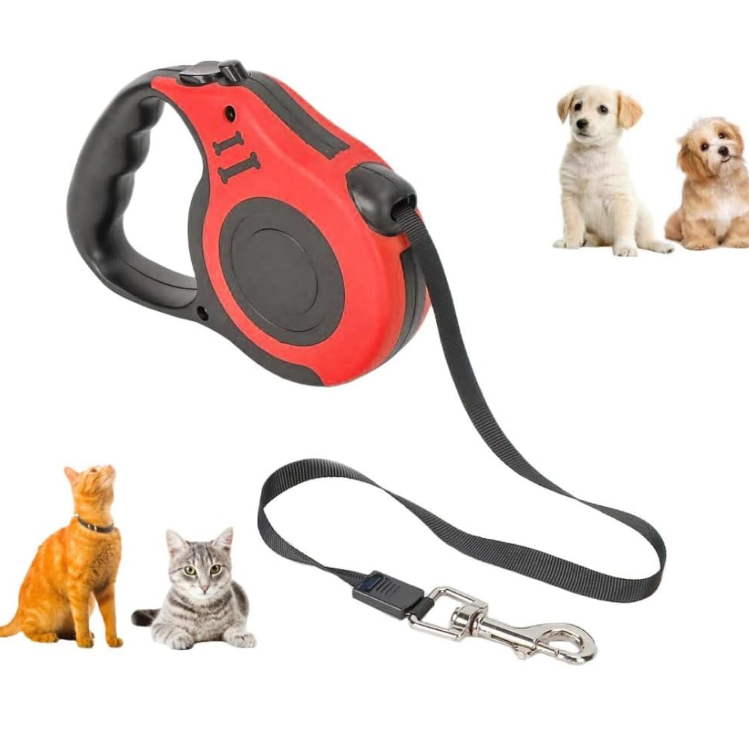 Image secondaire de Laisse Rétractable PARENCE pour Chien 5m - Confort et Sécurité